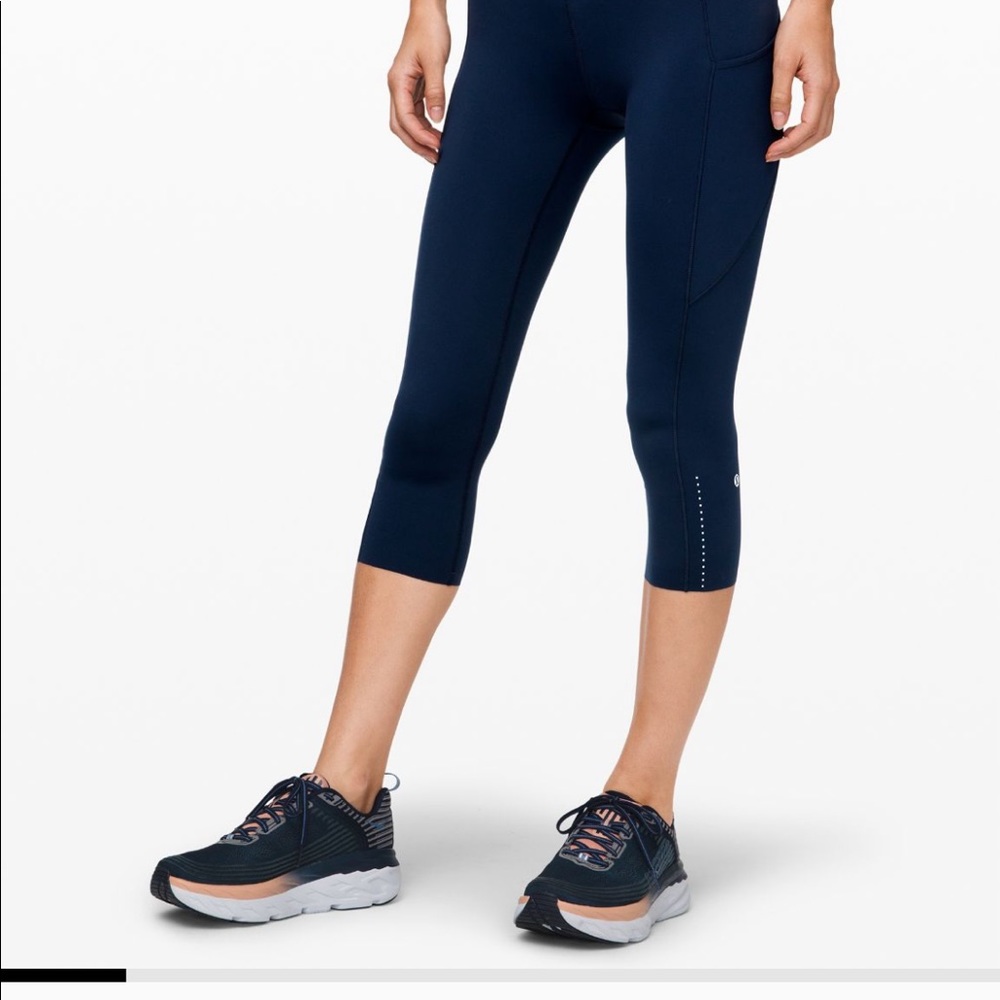 Lululemon fast & free crop 19” Nulux